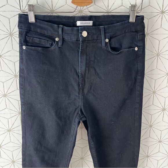 Good American Good Waist Dark Blue Skinny Jean - Picture 4 of 7